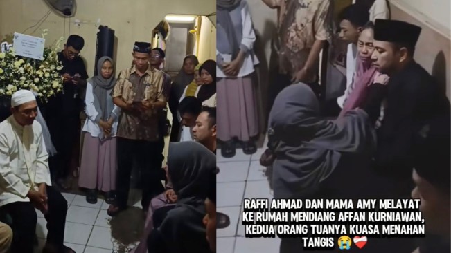 Raffi Ahmad Melayat ke Rumah Affan Kurniawan (TikTok)